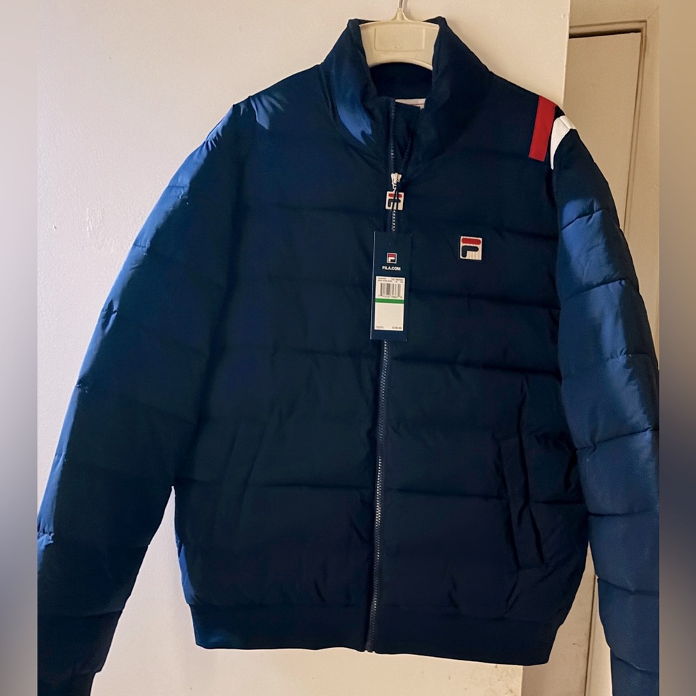 Fila Puffer Commuter Jacket 
US Men’s L Navy